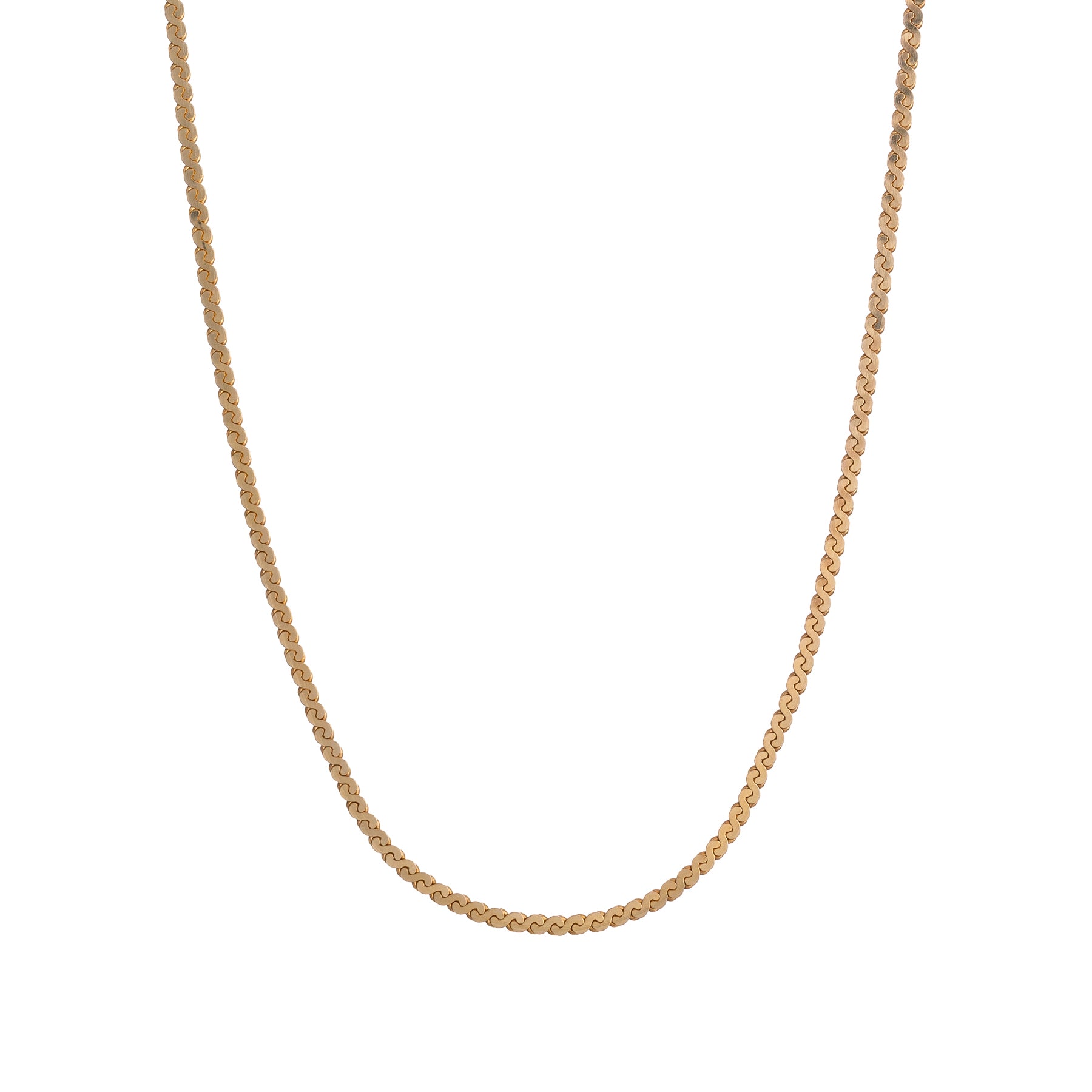 Collane A Serpentina Placcate Oro 18k - 6 Pezzi Con Moschettone Per Creazione Gioielli - Foto 10