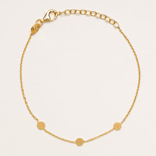 Bracciale minimal con elementi circolari in argento 925 Alisia Jewels