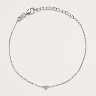 Bracciale con cuore minimal in argento 925 Alisia Jewels