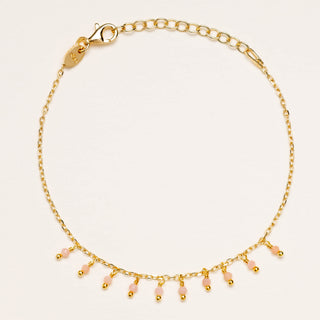 Bracciale in argento 925 con opale rosa