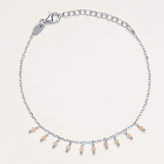 Bracciale in argento 925 con opale rosa