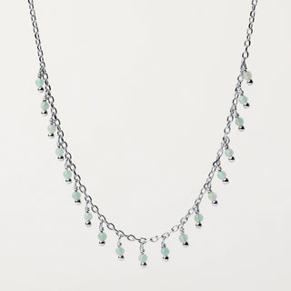 Collana in argento 925 con amazzonite