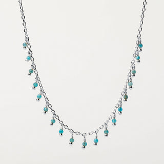 Collana in argento 925 con apatite