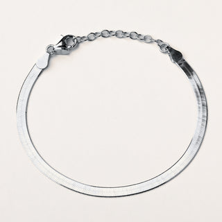 Collana snake Argento regolabile 36+6 cm elegante