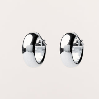 Orecchini hoop Argento diametro 1,5 cm