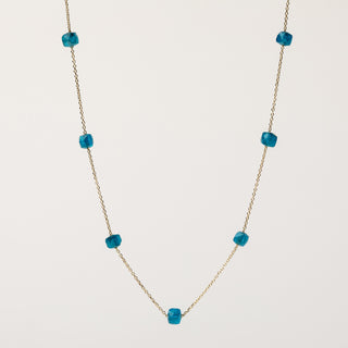 Collana con pietre naturali oro con pietre naturali Argento 925