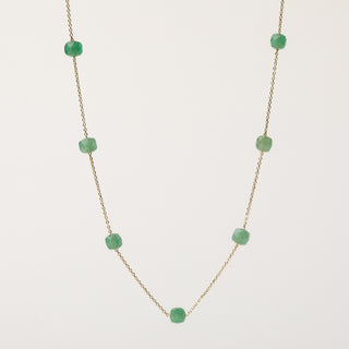 Collana con pietre naturali oro con pietre naturali Argento 925