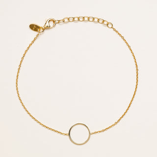 Bracciale cerchio oro minimal moderno