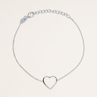 Bracciale cuore Argento elegante romantico