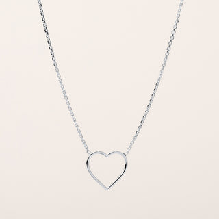 Collana cuore Argento elegante raffinata