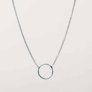 Collana cerchio Argento minimal moderno