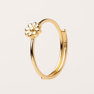 Anello fiore regolabile oro donna elegante – gioiello raffinato luxury