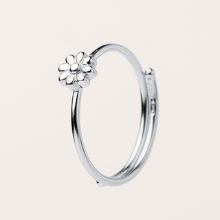 Anello fiore regolabile Argento donna elegante – gioiello raffinato luxury