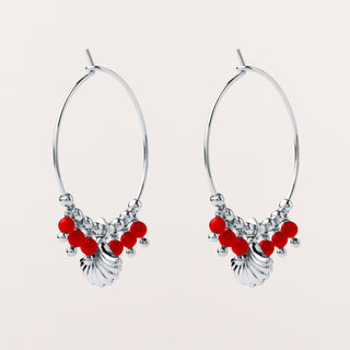 Orecchini eleganti pietre Argento donna elegante – gioiello raffinato luxury