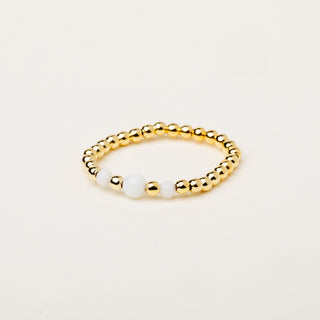 Anello elastico pietre oro donna elegante – gioiello raffinato luxury