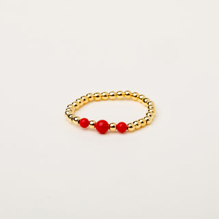 Anello elastico pietre oro donna elegante – gioiello raffinato luxury