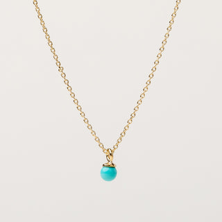 Collana argento placcato oro con pietra sintetica elegante 40+4 cm