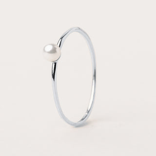 Anello argento  pietra sintetica minimal