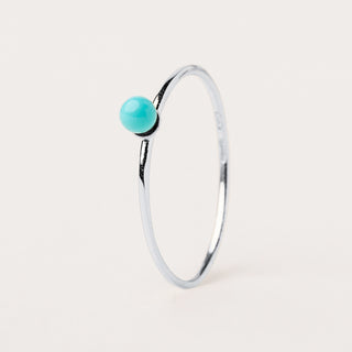 Anello argento  pietra sintetica minimal
