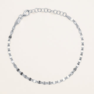 Bracciale argento  sottile minimal elegante