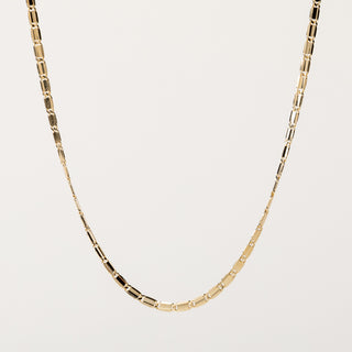 Collana argento placcato oro moderna elegante corta