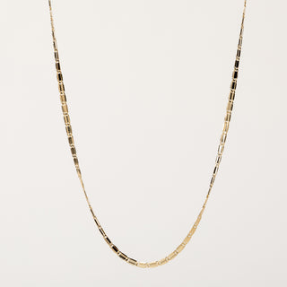 Collana argento placcato oro moderna elegante lunga