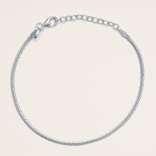 bracciale donna Argento sottile elegante | gioiello elegante minimal in Argento