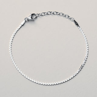 bracciale donna Argento sottile elegante | gioiello elegante minimal in Argento
