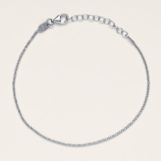 bracciale donna Argento sottile elegante | gioiello elegante minimal in Argento
