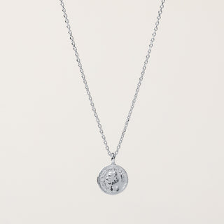 collana donna Argento lunga elegante luminosa | gioiello elegante minimal in Argento