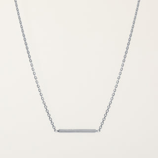 collana donna Argento lunga elegante luminosa | gioiello elegante minimal in Argento