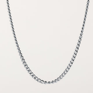 Bracciale groumette Argento donna elegante 15,5+3 cm