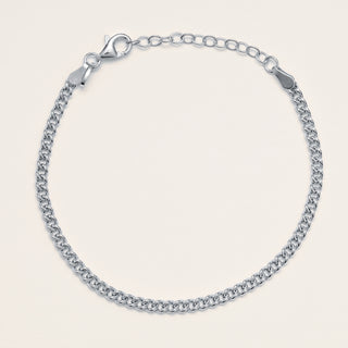 Collana groumette Argento donna elegante 38+6 cm
