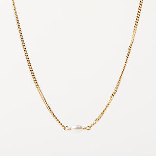 Collana perle minimal oro donna elegante quotidiana