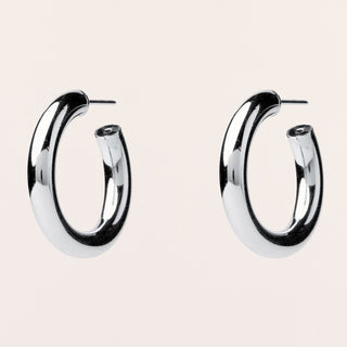 Orecchini cerchio Argento statement eleganti donna