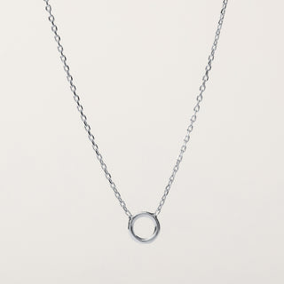 Collana cerchio Argento elegante simbolico donna