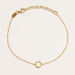 Bracciale cerchio oro minimal elegante donna