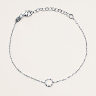 Bracciale cerchio Argento minimal elegante donna