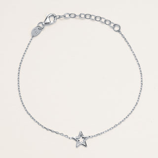 Bracciale stella Argento elegante simbolico donna