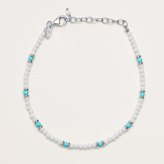 Bracciale pietre sintetiche turchese estate