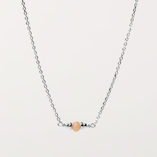 Collana pietra naturale Argento - minimal elegante