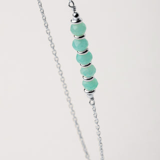 Collana pietre naturali Argento elegante
