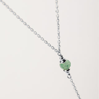Collana Y Argento con pietra naturale