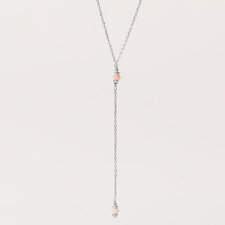 Collana Y Argento con pietra naturale