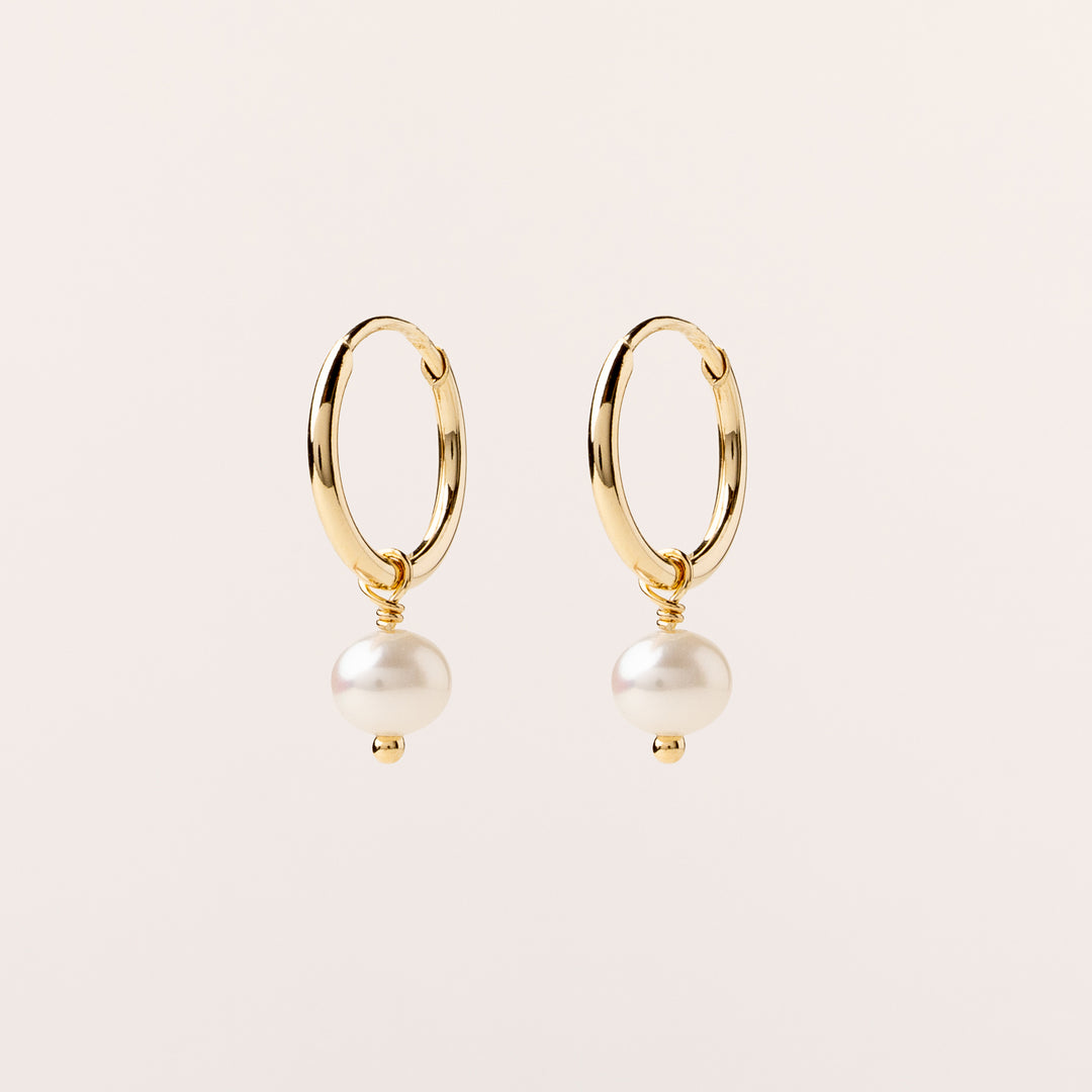 Orecchini A Cerchio Placcati Oro - Diametro 40mm, Chiusura A Gancetto - Gioiello Minimal Da Donna