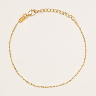 Bracciale Argento 925 placcato oro  sottile elegante donna