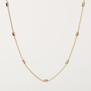Collana Argento 925 placcato oro  sottile chic donna