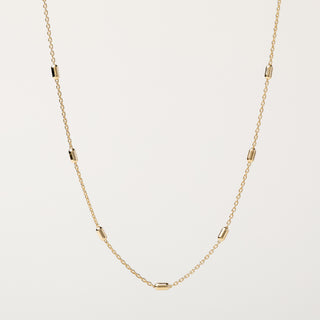 Collana Argento 925 placcato oro  sottile chic donna