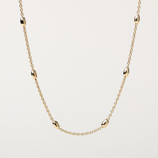 Collana Argento 925 placcato oro  minimal lusso donna