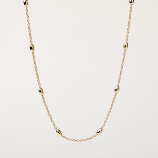 Collana Argento 925 placcato oro  minimal lusso donna